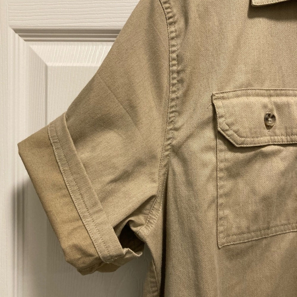 Wrangler Tan Casual Button Down Shirt - Picture 5 of 9